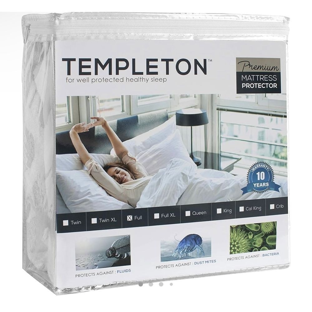 Templeton Premium Hypoallergenic Waterproof Mattress Protector Twin size